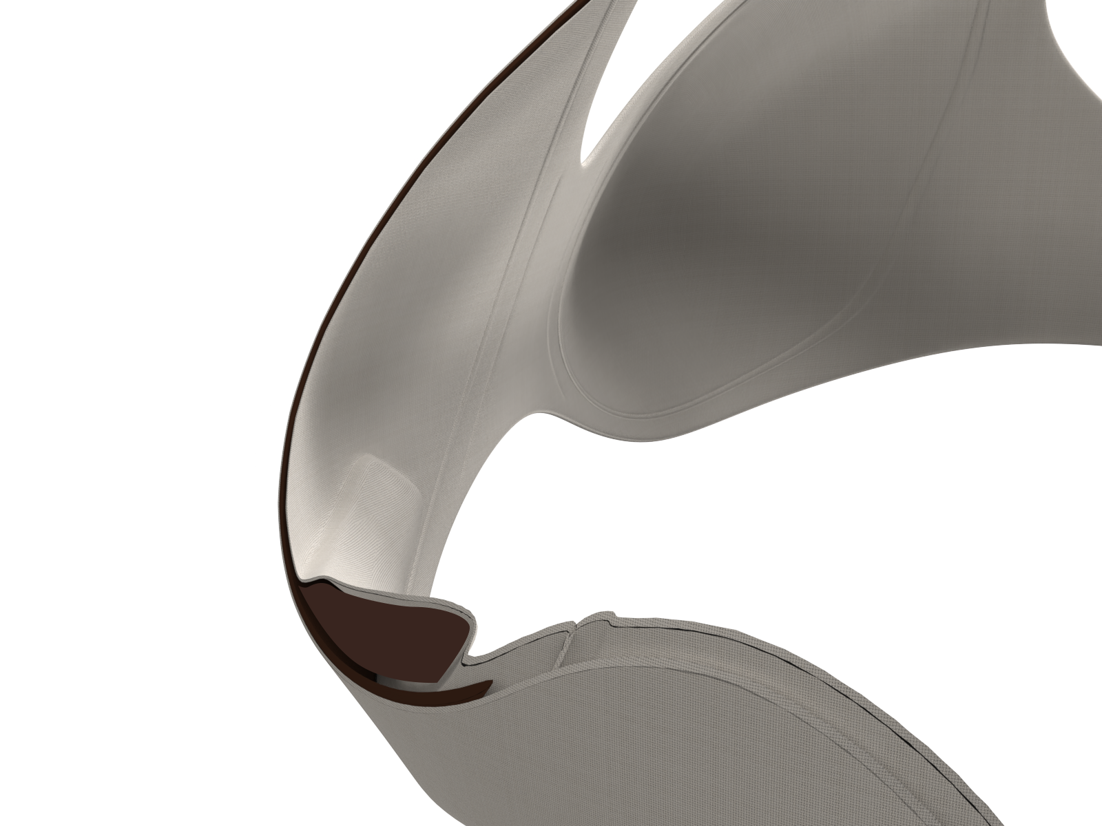 Querschnitt durch BH-Schale